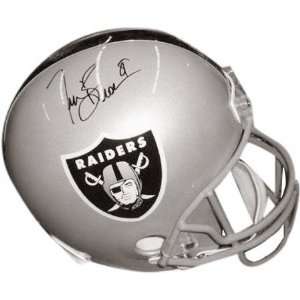 Tim Brown Oakland Raiders Autographed Riddell Deluxe Full Size Replica 