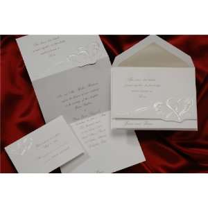  Two Hearts Beat in Pearl Wedding Invitations Health 
