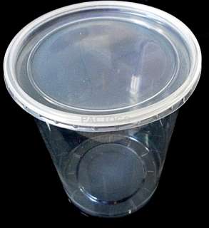   Round Deli Container and Lids   50 Sets Clear Plastic Food Cups  