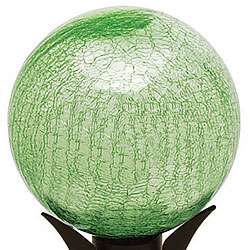 Achla 10 inch Light Green Crackle Gazing Globe  