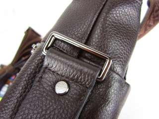   Genuine leather shoulder fashion bag briefcase with handbag  