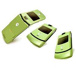   V3 Lime Green Unlocked GSM Cell Phone (Refurbished)  
