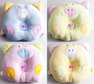 1pc Cute Piggy Pig Head shape Soft Cotton Infant Baby Pillow H014 