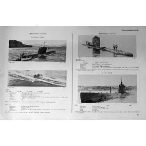  1953 54 WW1 German Russia Submarines Nichelio WW1
