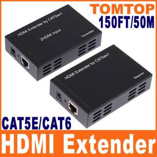 1080P HDMI Balun Extender over single CAT5E / CAT6 2 HDMI input 150FT 