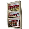 WG Wood Products Solid Wood Surface Mounted Kitchen Spice Rack Compare 