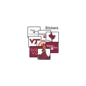  #1 Fan   Virginia Tech Stickers Automotive