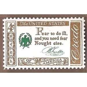   Postage Stamps US Credo Fear To Do Ill Sc1140 MNHVFOG 