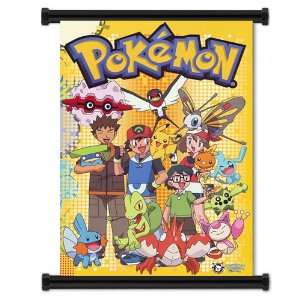  Pokemon Anime Fabric Wall Scroll Poster (16x23) Inches 