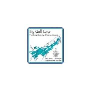  Big Gull Lake Square Trivet