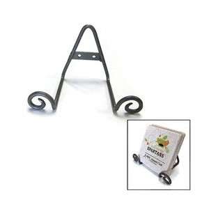  EASEL    Wrought Iron Easel   Coaster Holder & Trivet 