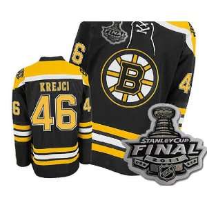  2011 NHL Stanley Cup Boston Bruins Jerseys #46 Krejci home 