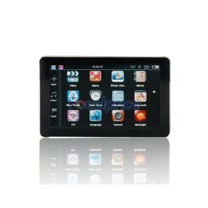  7 Touch Screen Wince5.0 Car GPS Navigation (Black 