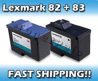 2PK for Lexmark 82 83 Ink Cartridges X5150 X6170  