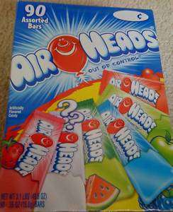 AIR HEADS Candy   90 pack   Asst Flavors   DELICIOUS  