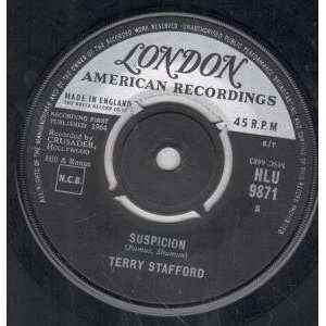   SUSPICION 7 INCH (7 VINYL 45) UK LONDON 1964 TERRY STAFFORD Music