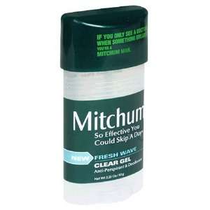  Mitchum Anti Perspirant & Deodorant, Clear Gel, Fresh Wave 