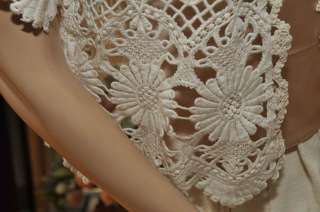 LIMS Gorgeous & Unique Rayon Embroidered and Cutwork Lace Jacket 