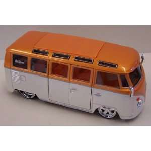   Series Volkswagen Samba Van in Color Orange and White Toys & Games