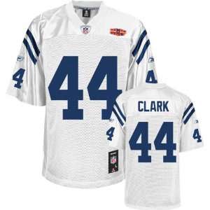 Dallas Clark Jersey Reebok White Replica Super Bowl XLIV #44 Special 