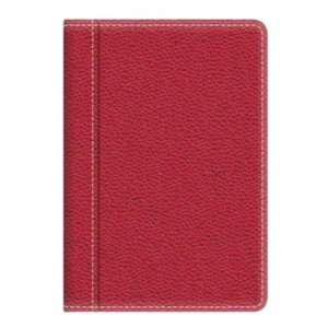  Pierre Belvedere Executive Pocket Memo Pad, Refillable, Red 