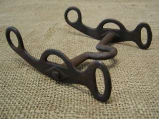 Vintage iron horse harness bit. This fine bit is very ornate and has 