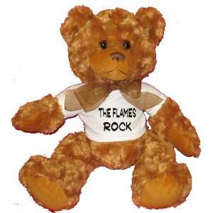  the Flames Rock Plush Teddy Bear with WHITE T Shirt Toys & Games
