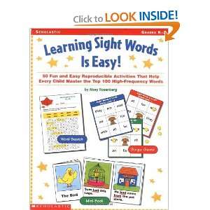  Learning Sight Words is Easy (Grades K 2) [Paperback 