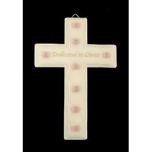  Pack of 6 Dedicated In Christ Wall Crosses For A Girl 6 