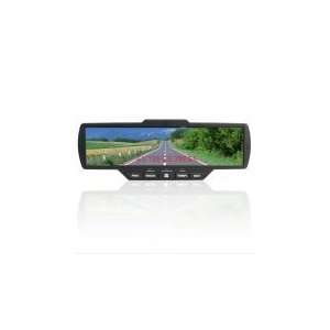  Car Bluetooth Clip On Rearview Mirror with SD + USB Port 