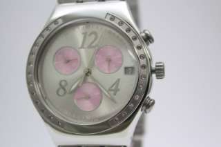   Dream Pink Chrono Ceramic Crystal Women Date Watch 40mm YCS534G  