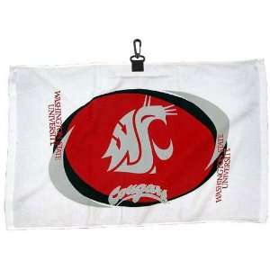  Washington State Cougars NCAA Printed Hemmed Towel Sports 