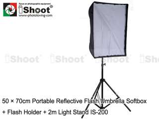 Speedlight Umbrella SoftBox Diffuser+Flash Holder+Stand  