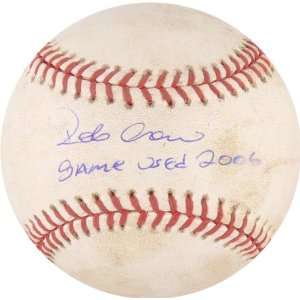  New York Yankees 6 25 06 Vs. Marlins Autographed Game Used 