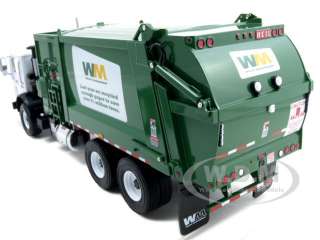   car model of mack mr w heil side load refuse garbage truck with