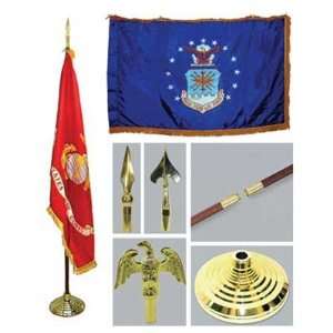  Air Force 3ft x 5ft Flag, Flagpole, Base, and Tassel 