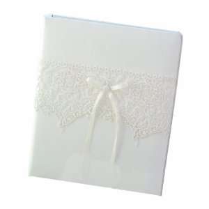  Ivy Lane Design Vintage Lace Wedding Memory Book, White 