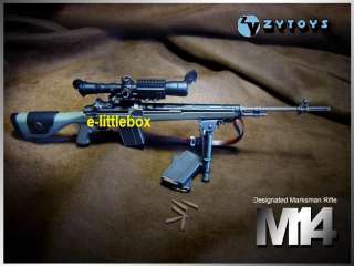   Zy Toys Sniper Rifle Gun M14 Olive Drab OD Green USMC Army Seal  