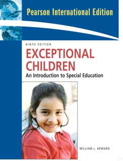 Exceptional Children by Heward 9th International Edition UPS 2day 
