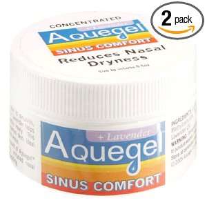Aquegel Plus Lavender Sinus Comfort, Concentrated, .5 Ounce Jars (Pack 
