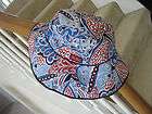 FABULOUS Vera Bradley Reversible Hat Seaside and Red Adult One Size 