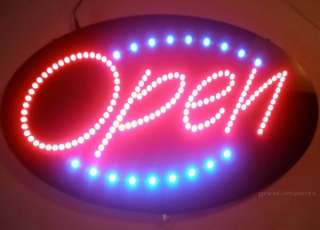 XLG 27x15 LED Lighted OPEN SIGN Cafe Concession Trailer  