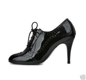 Womens Small Shoes Oxford Pumps Patent Leather Bootie  
