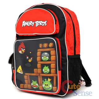 Angry Birds 3D School Backpack 16 Large Bag Licensed 843340045740 