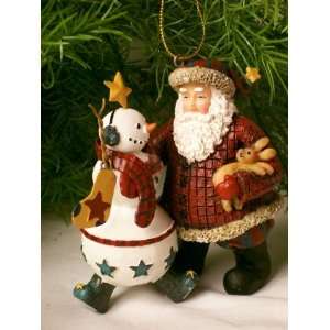  Christmas Ornament Santa & Snowman Electronics