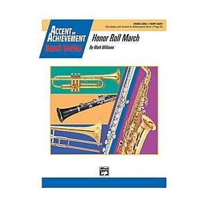 Honor Roll March Conductor Score & Parts