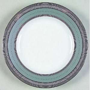   Silk Ribbon Slate Salad Plate, Fine China Dinnerware