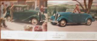 1935 Chevrolet Six Full Lines Sales Brochure 35 Chevy  