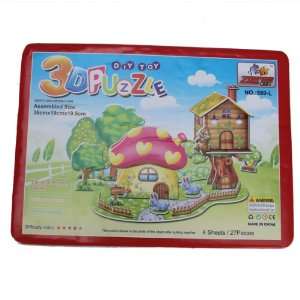  3D Puzzle Jigsaw Toy Mushroom Paradise for Kids Toys 