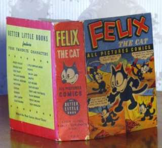 Vintage Big Little Book Felix The Cat All Pictures Comics  